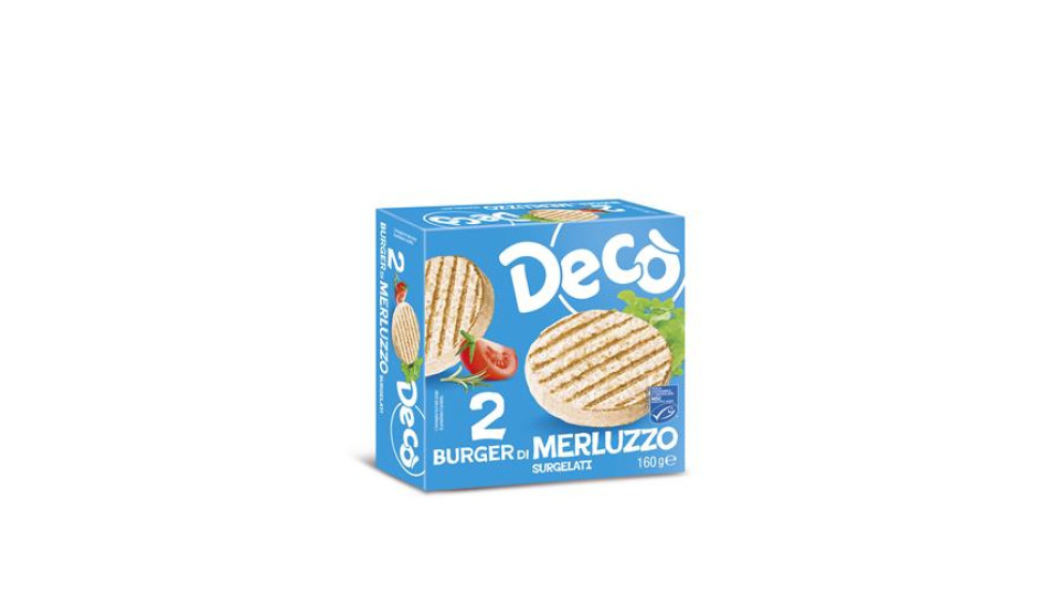 DECO BURGER 2x80GR MERLUZZO