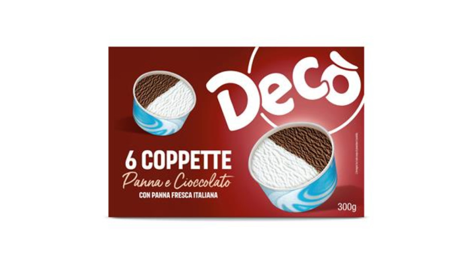 DECO COPPETTE PAN/CAC. 6P 300G