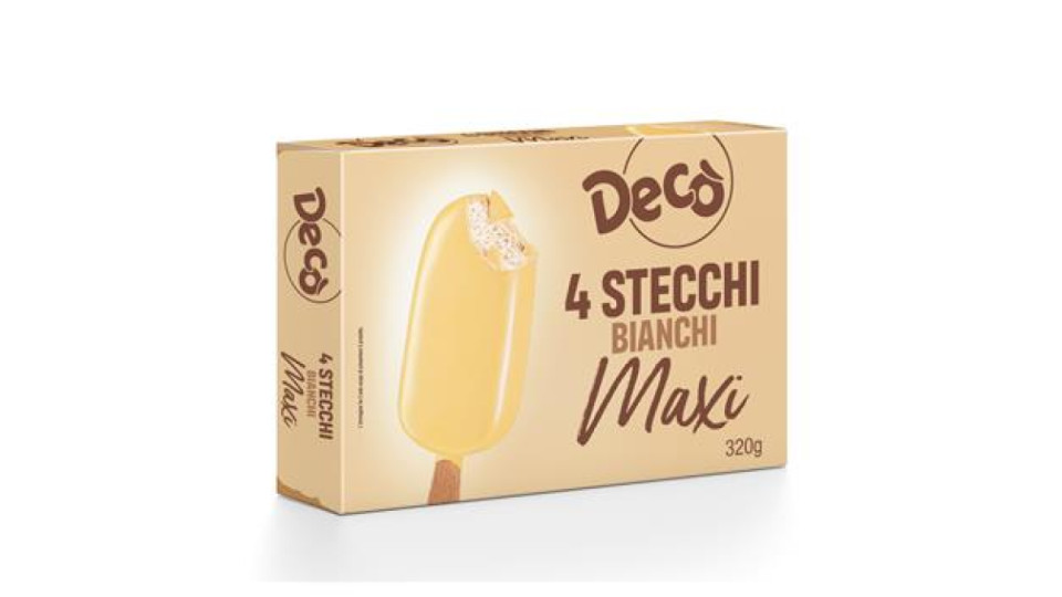 DECO MAXI STECCO BIANCO 4P320G