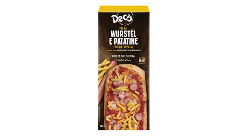 DECO PIZZA WURST&PATA PALA240G