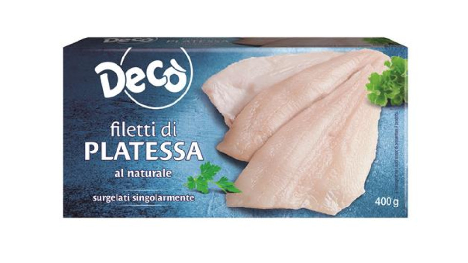 Decò Filetti di Platessa al Naturale