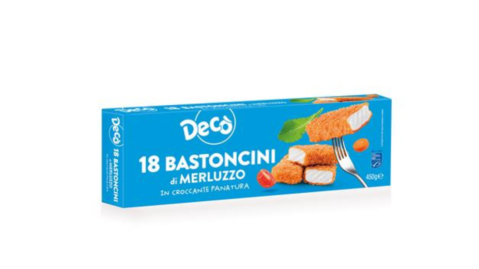 Decò bastoncini merluzzo x18