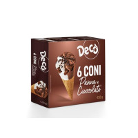 Decò coni panna e cioccolato