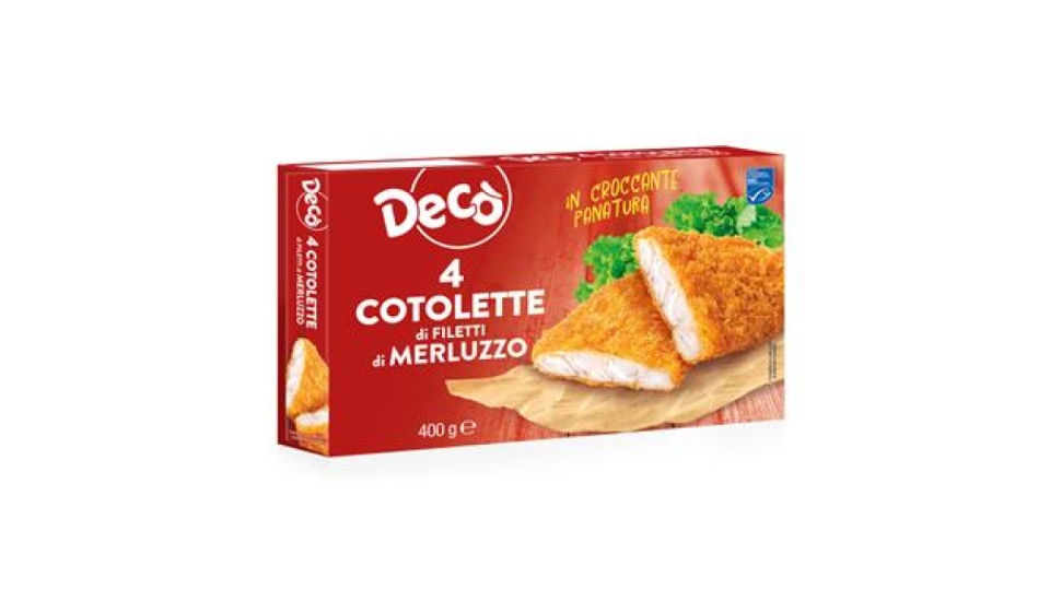 Decò cotolette di merluzzo 400gr