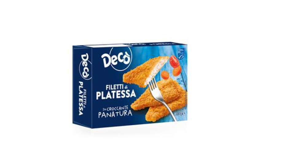 Decò filetti di platessa impanati