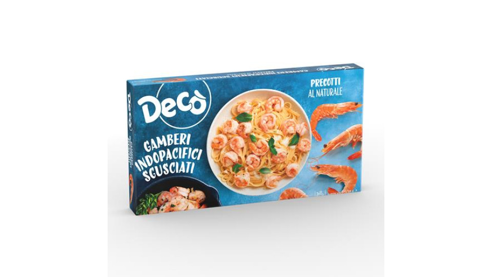 Decò gamberetti sgusciati surgelati 250gr