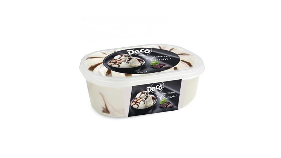 Decò gelato variegato al cacao