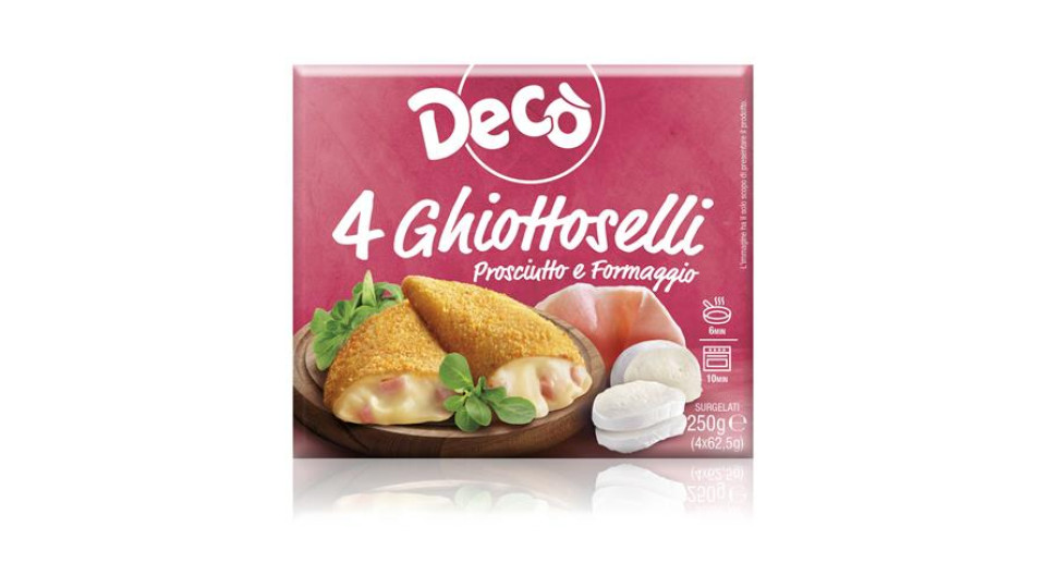 Decò ghiottoselli formaggio e prosciutto