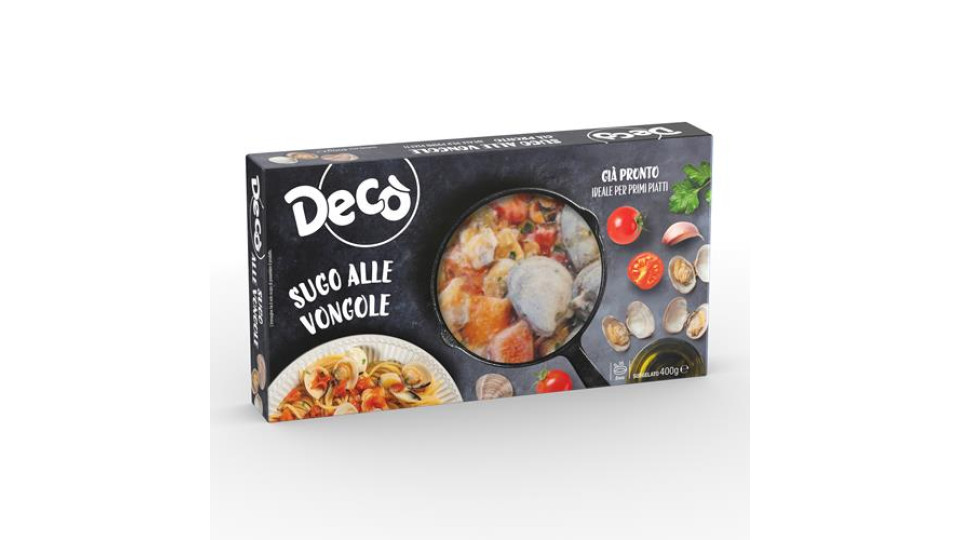 Decò sugo vongole surgelato