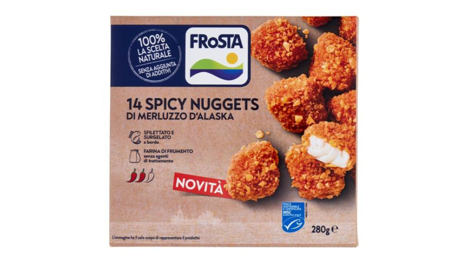 FRoSTA 14 Spicy Nuggets di Merluzzo d'Alaska 280 g