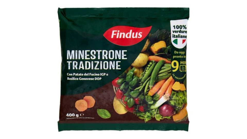 Findus Minestrone Tradizione - con Verdure IGP e DOP 400 g