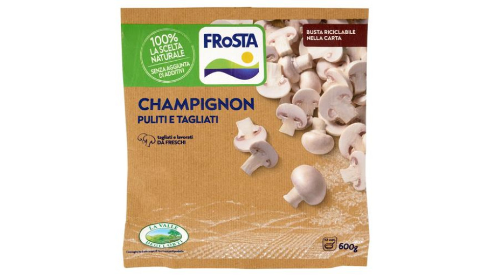 La Valle Degli Orti Champignon Puliti e Tagliati 600 g