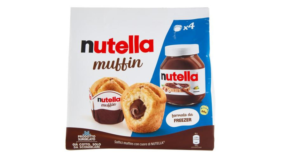 MUFFIN ALLA NUTELLA 4X66GR