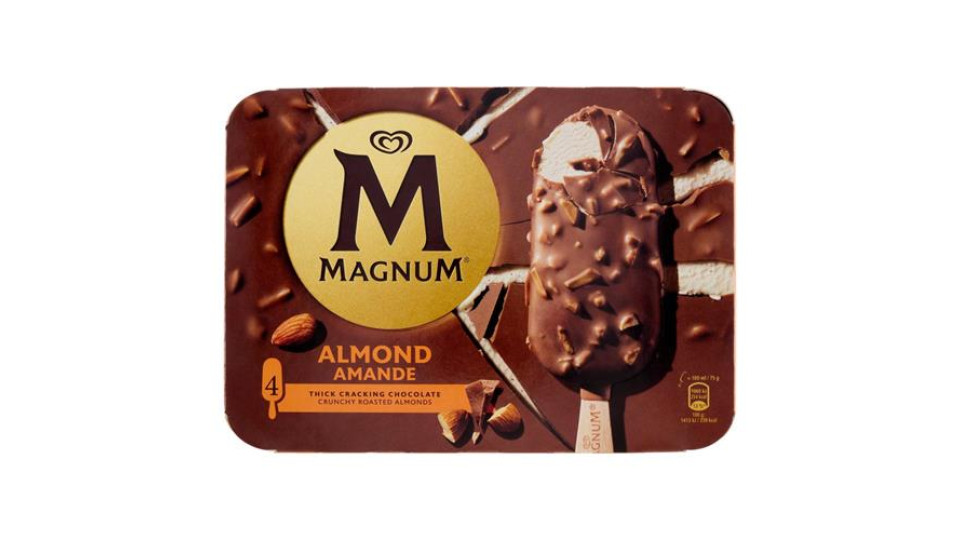 Magnum Almond 4 gelati 300 g