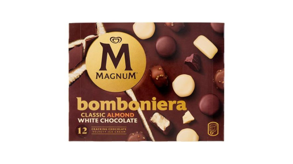 Magnum Bomboniera Classic Almond White 12 gelati 104 g