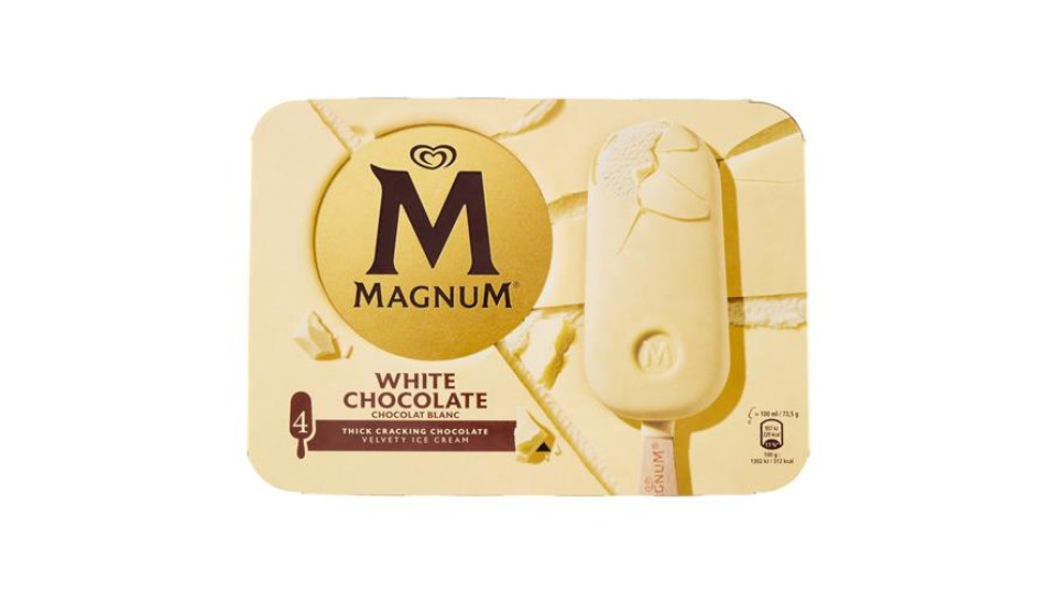 Magnum White Chocolate 4 gelati 294 g