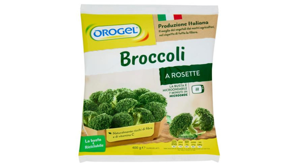 Orogel Broccoli a Rosette Surgelati 400 g