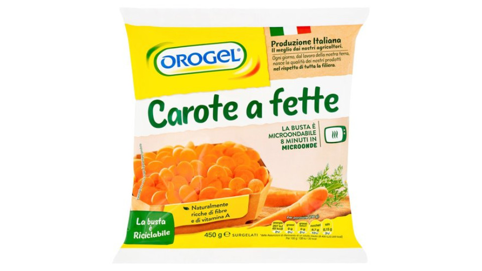 Orogel Carote a fette Surgelati 450 g