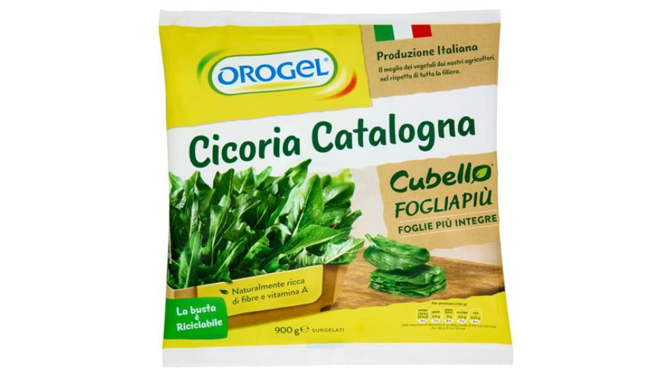 Orogel Cubello Cicoria Catalogna Surgelati 900 g