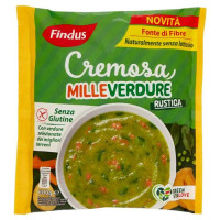 Preparazione alimentare a base di vegetali, senza glutine. Surgelata
