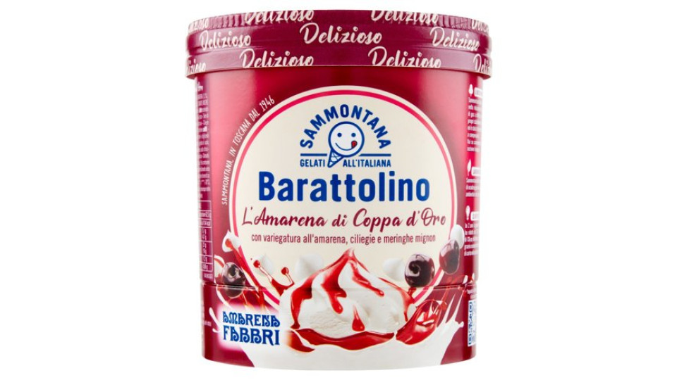 Sammontana Barattolino Delizioso l'Amarena di Coppa d'Oro 500 g