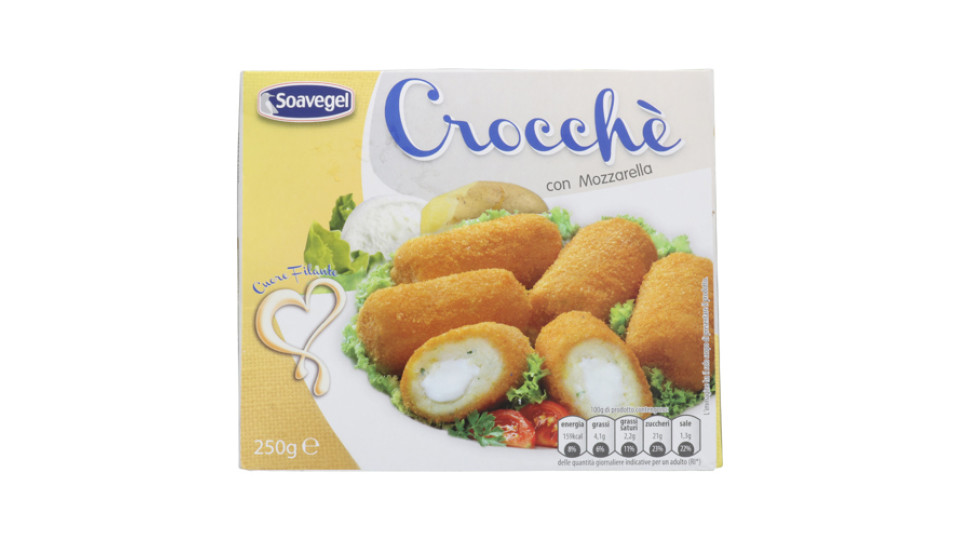 Soavegel Crocchè Con Mozzarella Gr 250