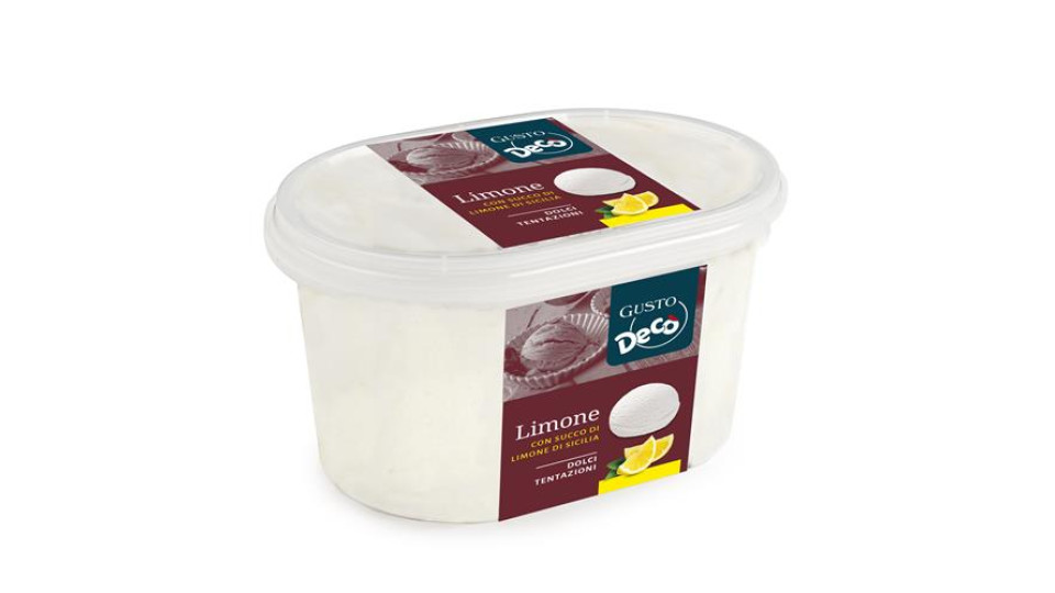 Vaschetta Sorbetto Al Limone Gr 200