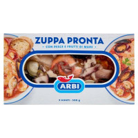 Zuppa di pesce e frutti di mare surgelata