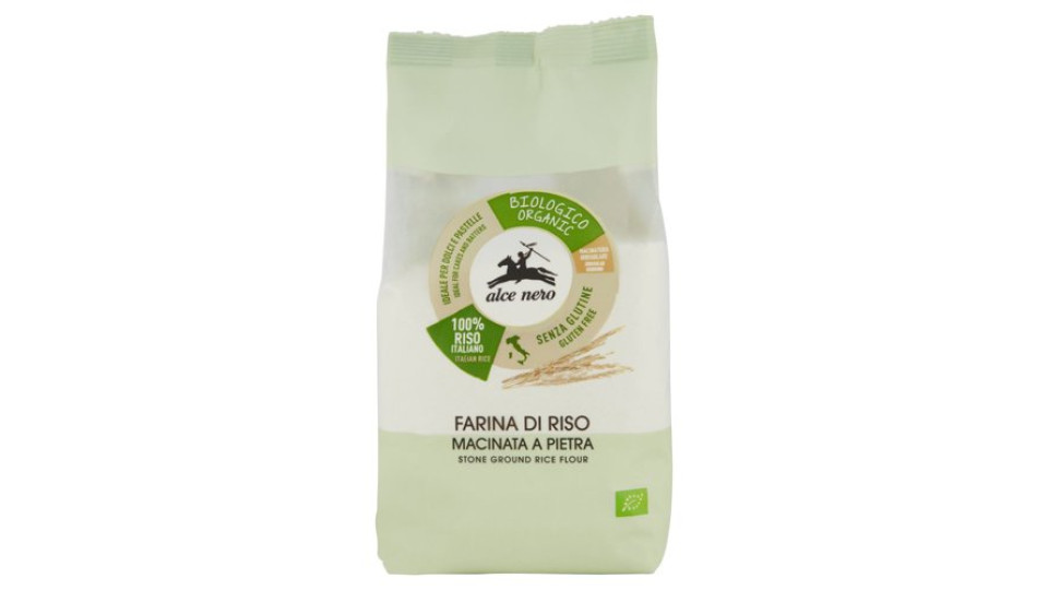 Alce Nero Farina Di Riso Macinata A Pietra 500 G