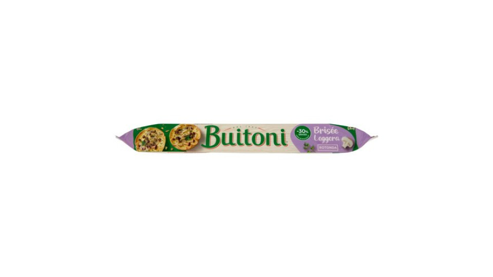 BUITONI la Brisée Leggera Pasta Brisée Leggera Fresca Stesa Rotonda Rotolo 230 g