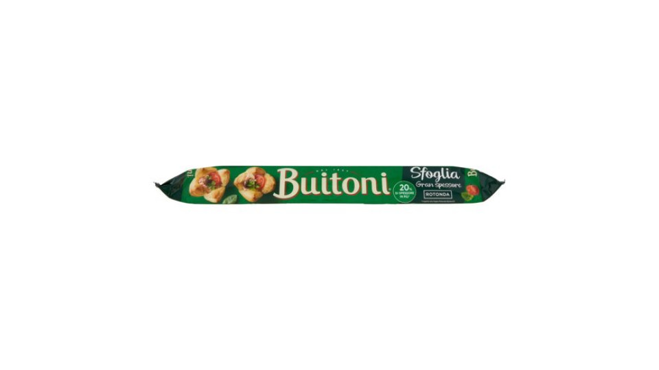 BUITONI la Sfoglia Gran Spessore Pasta Sfoglia Fresca Rotonda più Spessa Rotolo 280 g