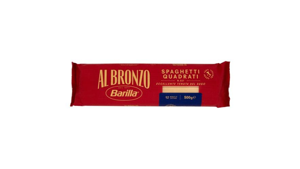 Barilla Al Bronzo Pasta Spaghetti Quadrati 500g