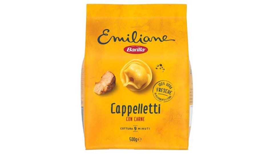 Barilla Emiliane Cappelletti Pasta all'Uovo ripiena con Carne 500g