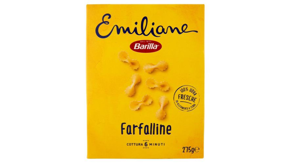 Barilla Emiliane Farfalline Pasta all'Uovo 275 g