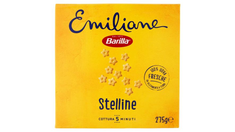 Barilla Emiliane Stelline Pasta all'Uovo 275g