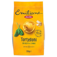 Barilla Emiliane Tortelloni Pasta all'Uovo ripiena con Ricotta e Spinaci 250 g