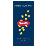 Barilla Pasta Ditalini Rigati n.47 100% Grano Italiano 500g