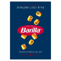 Barilla Pasta Ditaloni Lisci n.46 100% grano italiano 500 g