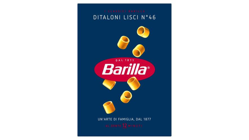 Barilla Pasta Ditaloni Lisci n.46 100% grano italiano 500 g