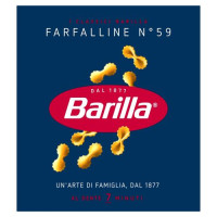Barilla Pasta Farfalline n.59 100% grano italiano 500 g