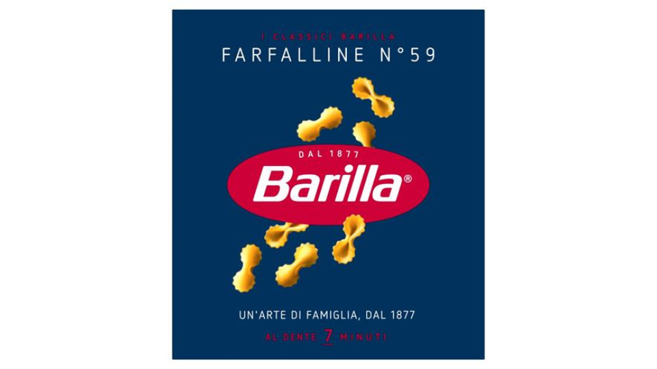 Barilla Pasta Farfalline n.59 100% grano italiano 500 g