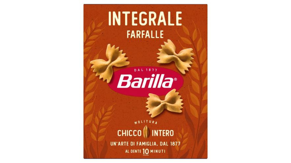 Barilla Pasta Integrale Farfalle 100% Grano Italiano 500 g
