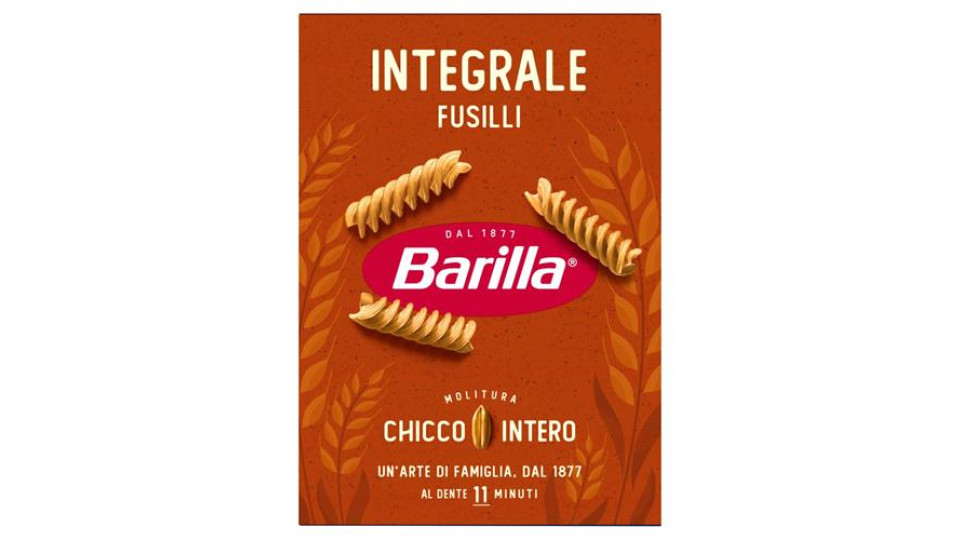 Barilla Pasta Integrale Fusilli 100% grano italiano 500g