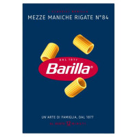 Barilla Pasta Mezze Maniche Rigate n.84 100% Grano Italiano 500g