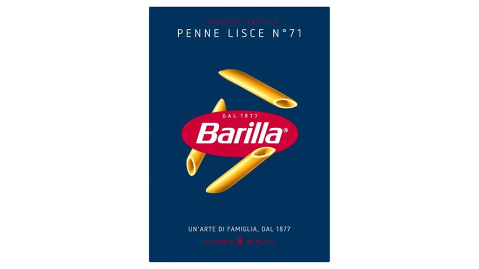 Barilla Pasta Penne Lisce n.71 100% grano italiano 500g