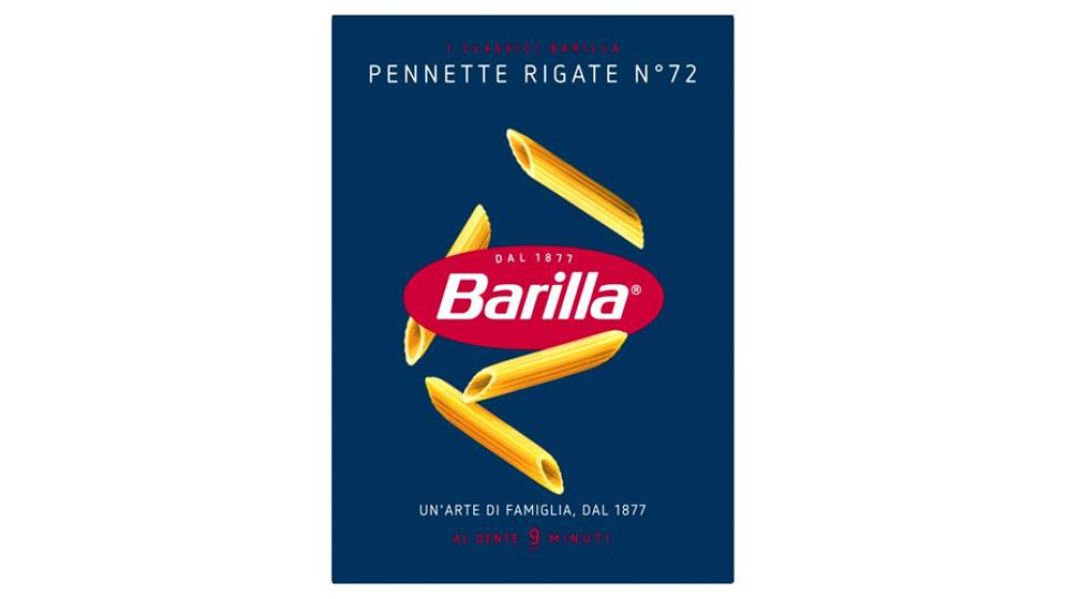 Barilla Pasta Pennette Rigate n.72 100% Grano Italiano 500g