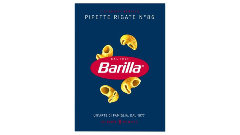 Barilla Pasta Pipe Rigate n.91 100% Grano Italiano 500g