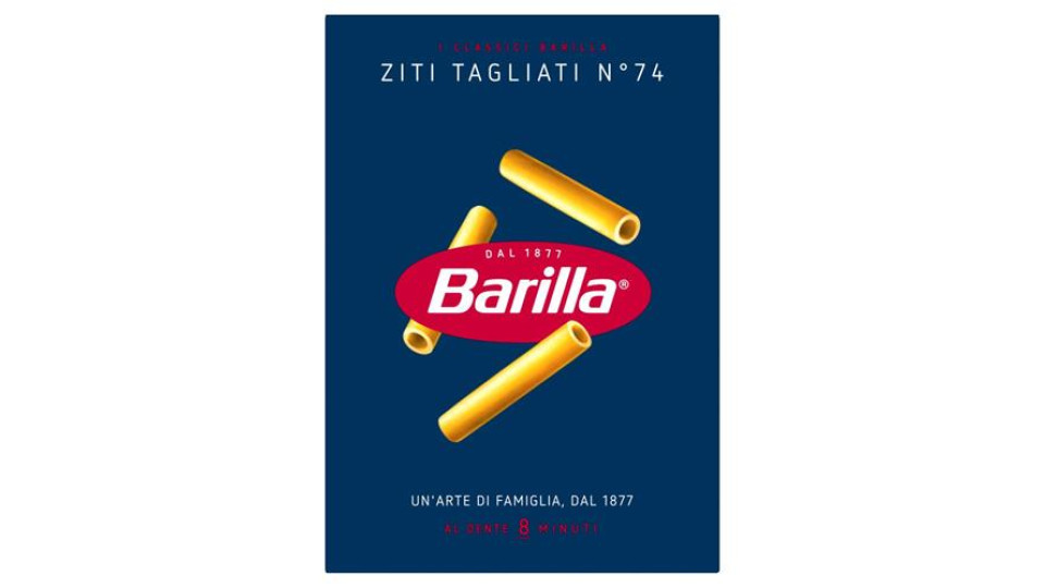 Barilla Pasta Ziti Tagliati n.74 100% Grano Italiano 500g