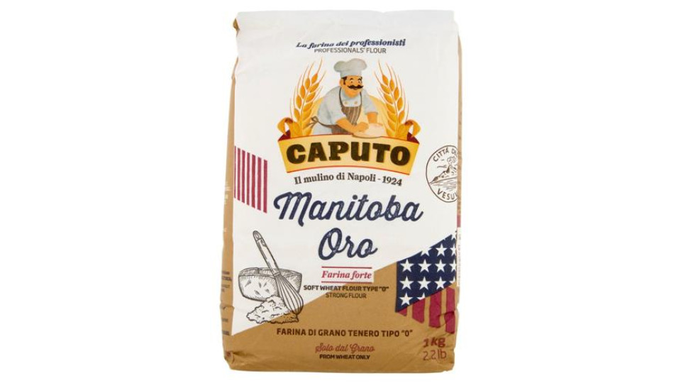 Caputo Manitoba Oro Farina di Grano Tenero Tipo "0" 1 Kg