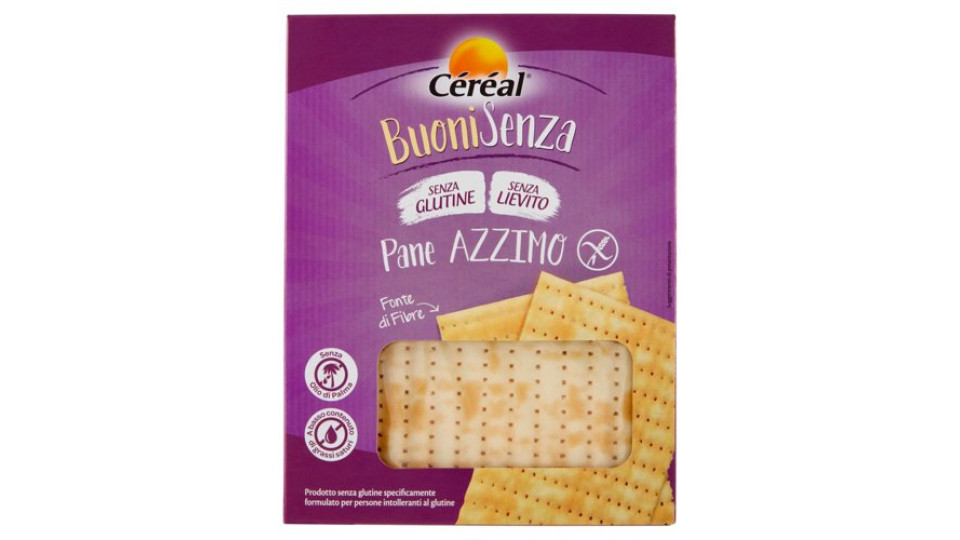 Céréal BuoniSenza Pane Azzimo 180 g